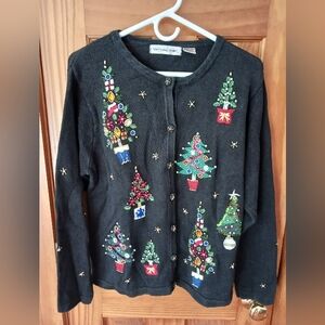 Victoria Jones blingy Christmas sweater very good condition M